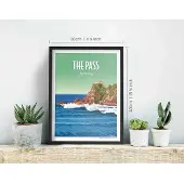 Awesome Maps Poster Dream Spot Surf The Pass