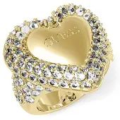 GUESS Anello Beloved Pave Heart