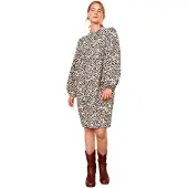 Second female Vestito Corto A Maniche Lunghe Berberis-vestido