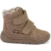 Froddo Kid's Zeru Tex Furry Barefoot Scarpe invernali Bambini (32, marrone)