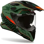 Airoh Commander 2 Plug Casco Enduro unisex verde, taglia S