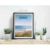 Awesome Maps Poster Dream Spot Surf Domburg
