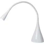 Lucide Lampada da scrivania a LED Zozy, bianca, dimmerabile, braccio flessibile