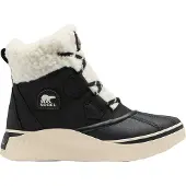 Sorel - Doposci caldi e impermeabili - Out N About IV Chillz WP W Black Sea Salt per Donne in Pelle - Taglia 37 - Nero