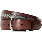 Hackett London per uomo. HM4100083 Cintura in pelle Hrbone marrone (36), Casual, Classico