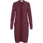 Vila Viril Long Cardigan A Maglia