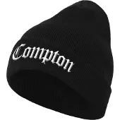 Mister tee Berretto 'Compton' nero / bianco