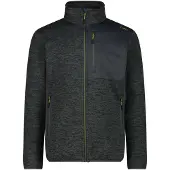 CMP Jacket 36H2427 Giacca in pile Uomo (48, nero)