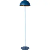 Lucide Piantana Siemon di acciaio, Ø 35 cm, blu