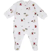 Chicco Tutina / body per bambino beige scuro / giada / rosso / bianco