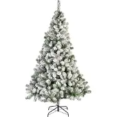 Kaemingk Albero di Natale 210cm innevato IMPERIAL KIEFER