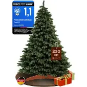 Casaria Albero di Natale Premium Artificiale 220 cm