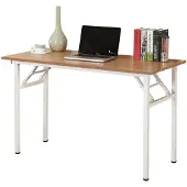 Dripio Scrivania pieghevole, dimensioni 100x60x75 cm, finitura teak/bianco