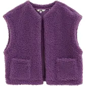 We fashion Gilet lilla scuro