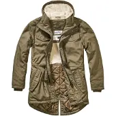 Brandit Parka di mezza stagione 'Marsh Lake' cachi