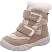 Superfit Boots da neve 'Crystal' beige / rosa