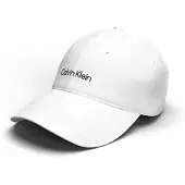 Calvin Klein Cappello da baseball nero / bianco