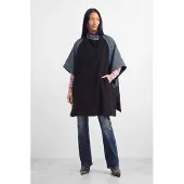 Desigual , Poncho in denim combinato, Blu, U