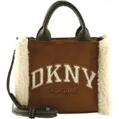 DKNY per donna. R53AYM56 Borsa Hadlee Mini Crossbody marrone (OSFA), Casual, Poliuretano