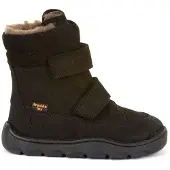 Froddo Kid's Zeru Tex Winter Barefoot Scarpe invernali Bambini (33, nero)