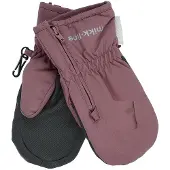 Mikk-Line Kid's Nylon Mittens Guanti Bambini (122/128, marrone)