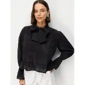 MixRay Camicia da donna 'Blusen' nero