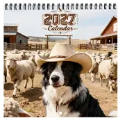 Merkloos Calendario da parete annuale con motivi canini