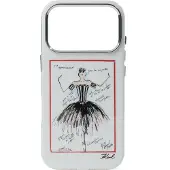 Karl Lagerfeld Custodia per smartphone 'iPhone 17 Pro' rosso / nero / bianco