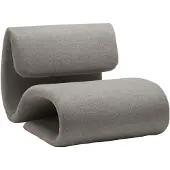 Ebuy24 Poltrona Dubna Dan-Form Bouclé marrone chiaro.