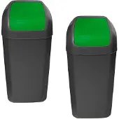Wellhome Bidone Della Raccolta Differenziata 15l 2 Unità