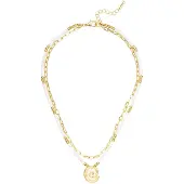 Yokoamii Collana giallo oro / bianco