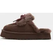 Ugg per donna. 1180360 Sneaker in pelle Disquette Heritage nero (39), Marrone, Basso, Nessuno, Homewear