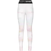 Plein sport Leggings skinny a vita alta con stampa camouflage