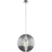 Eglo 96747 Olmero lampada a sospensione E27 nichel grigio bianco