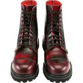 Brandit Boots stringati 'Phantom' borgogna / nero