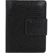 Castelijn & beerens Donna Portafoglio Protezione RFID Vera Pelle 12 cm nero