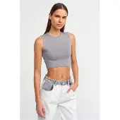 Dilvin Camicia da donna grigio chiaro