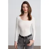 Dilvin Body a camicia bianco