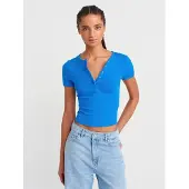 Dilvin Maglietta blu cobalto