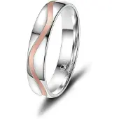 MARRYA Anello 'SI-28 Ehering aus Silber' oro rosé