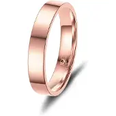 MARRYA Anello 'ES-45 Ehering aus Edelstahl' rosé