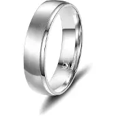 MARRYA Anello 'SI-02 Ehering aus Silber' grigio argento