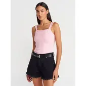 Dilvin Camicia da donna rosa chiaro