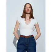 Dilvin Camicia da donna bianco