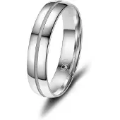 MARRYA Anello 'SI-16 Ehering aus Silber' grigio argento