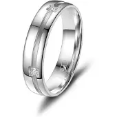 MARRYA Anello 'SI-12 Ehering aus Silber' argento