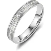 MARRYA Anello 'NS-10 Ehering aus Edelstahl' argento