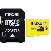 MAXL MicroSD 16GB memorycard Class10 + SD adattatore
