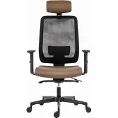 Powerton Office poltrona ergonomica Lucie, Beige