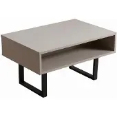 Xl Moebel Gmbh Tavolino beige in legno per l'ufficio
